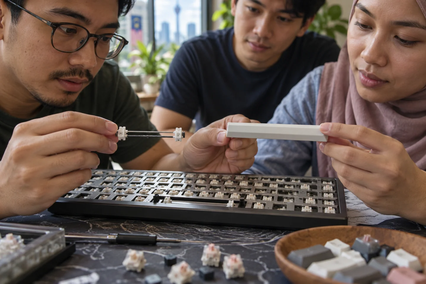 Semakan padanan penstabil dengan kekunci panjang Semakan padanan penstabil dengan kekunci panjang